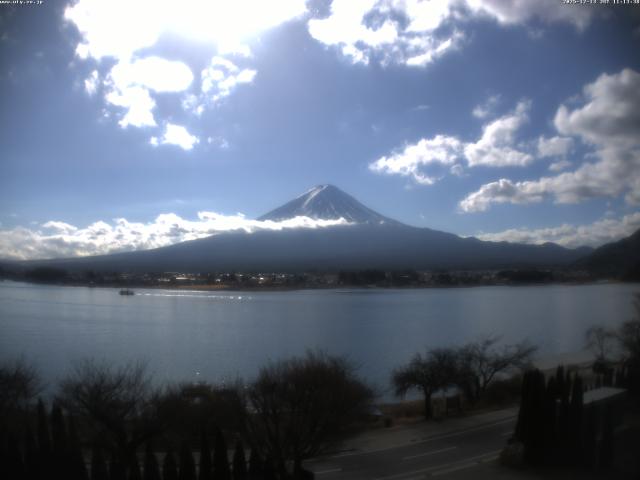 河口湖からの富士山
