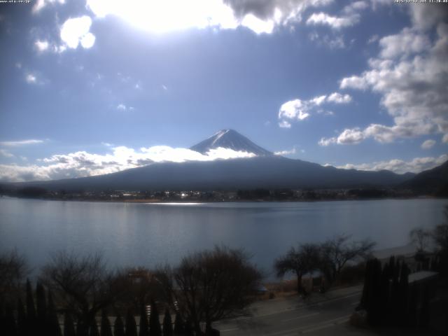 河口湖からの富士山