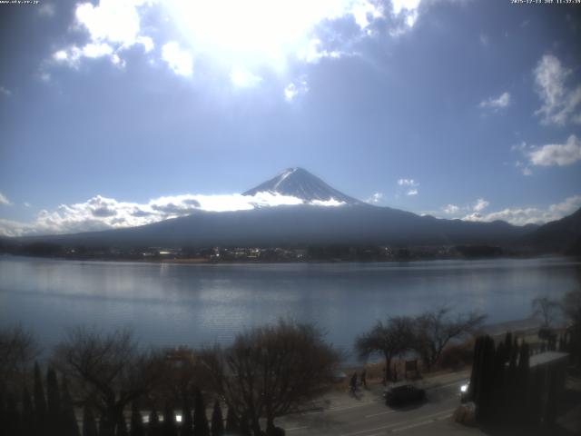 河口湖からの富士山