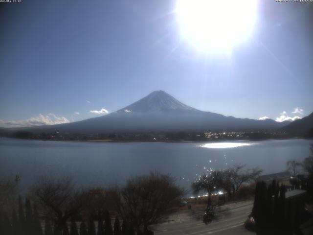 河口湖からの富士山