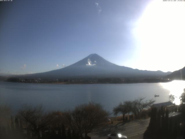 河口湖からの富士山