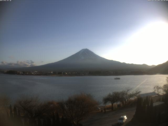 河口湖からの富士山