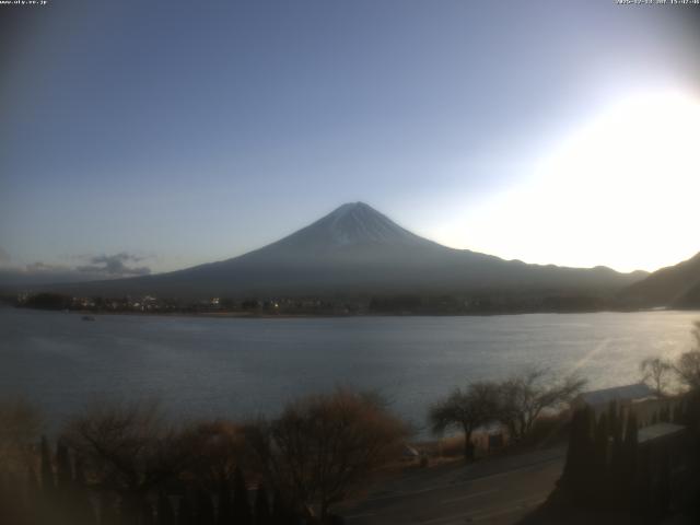河口湖からの富士山