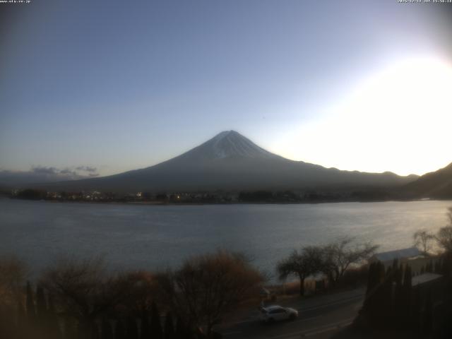 河口湖からの富士山