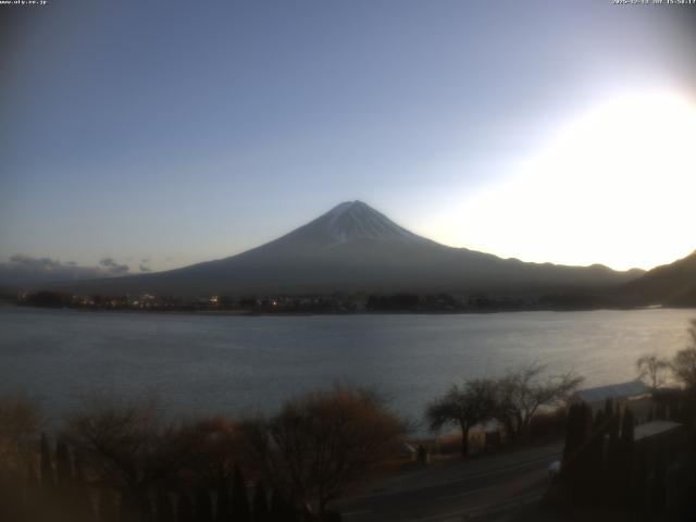 河口湖からの富士山