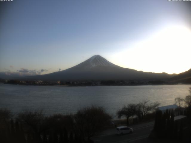 河口湖からの富士山
