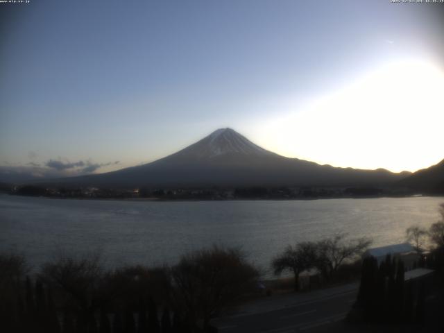 河口湖からの富士山