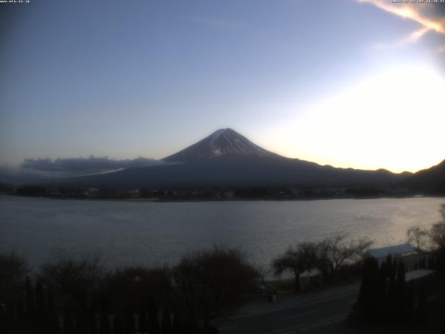 河口湖からの富士山