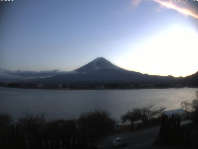 河口湖からの富士山