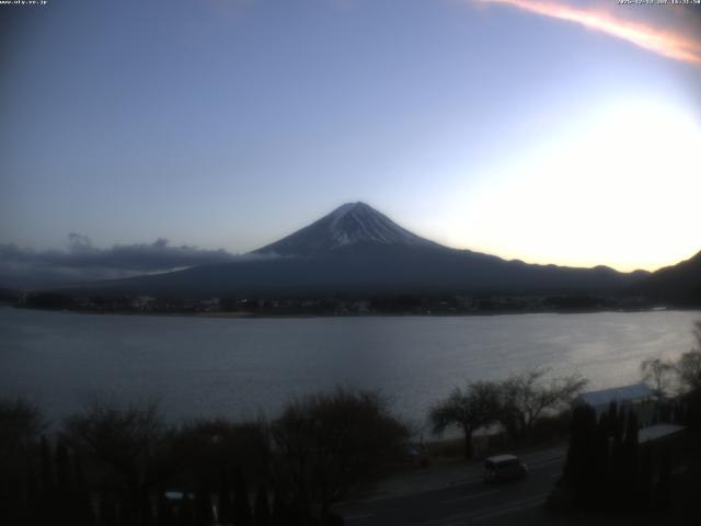 河口湖からの富士山