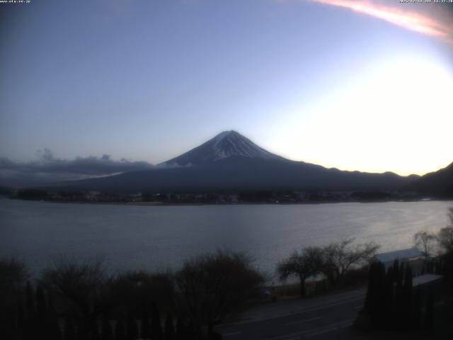 河口湖からの富士山