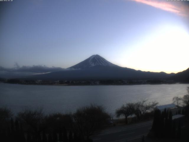 河口湖からの富士山