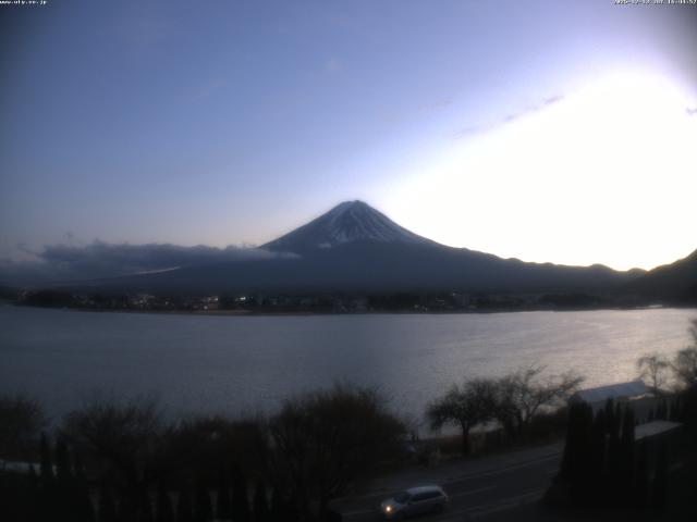 河口湖からの富士山
