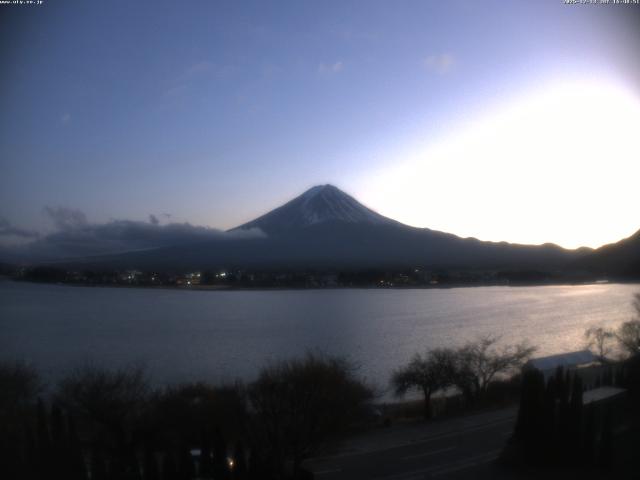 河口湖からの富士山