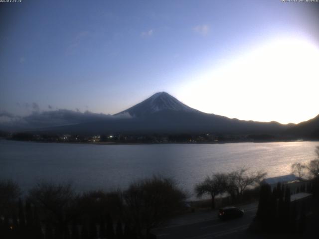 河口湖からの富士山
