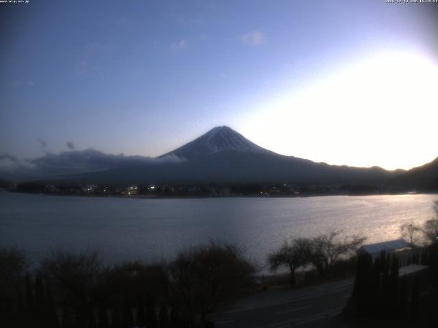 河口湖からの富士山