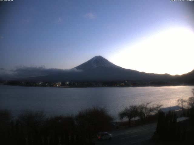河口湖からの富士山