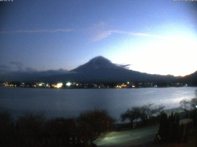 河口湖からの富士山