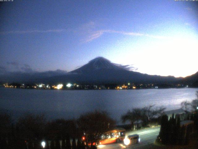 河口湖からの富士山