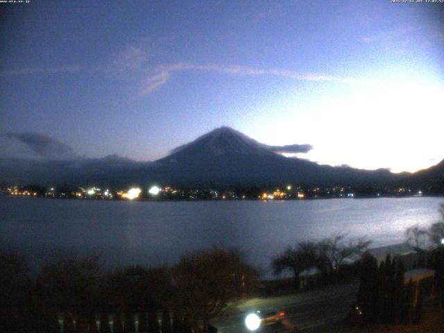 河口湖からの富士山