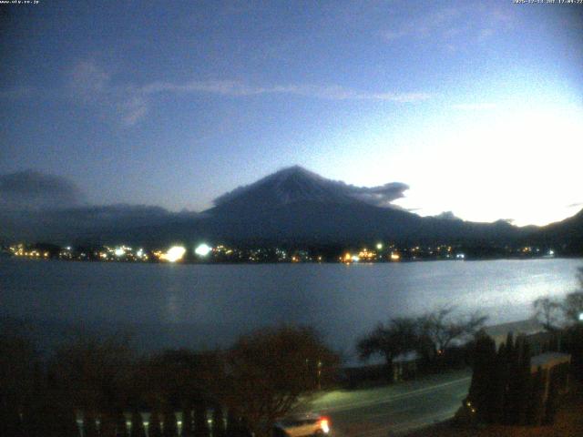 河口湖からの富士山