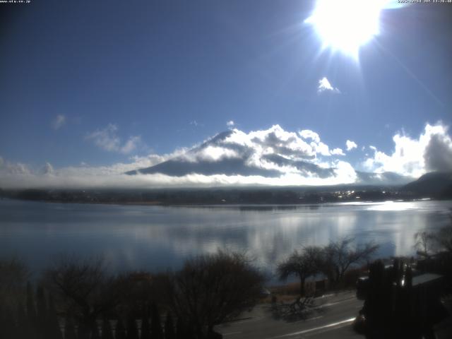 河口湖からの富士山