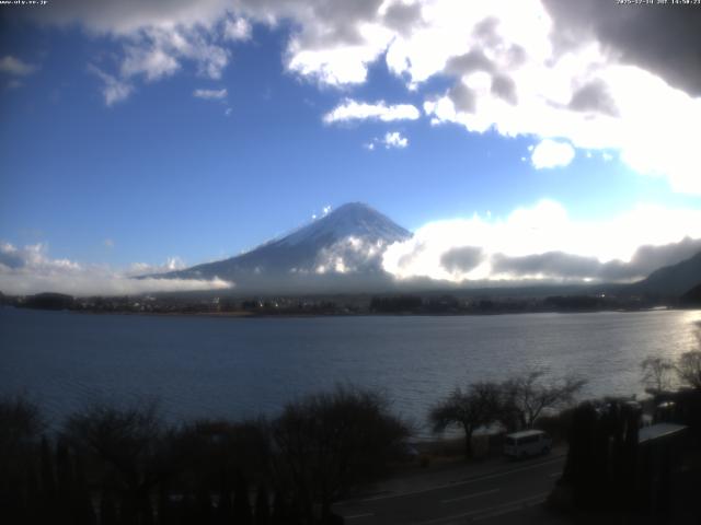 河口湖からの富士山