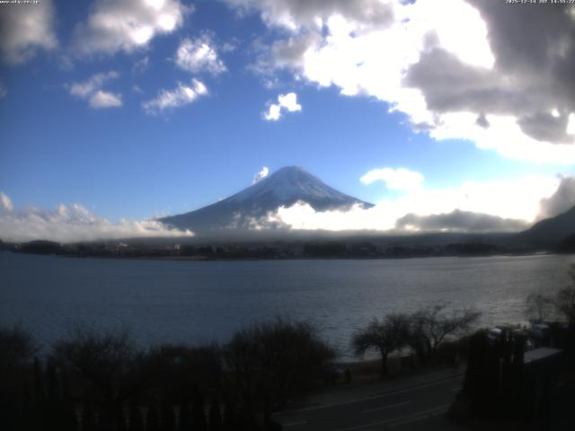 河口湖からの富士山