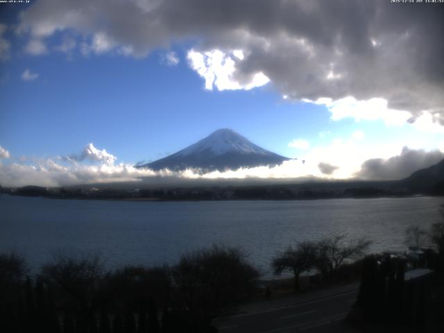 河口湖からの富士山
