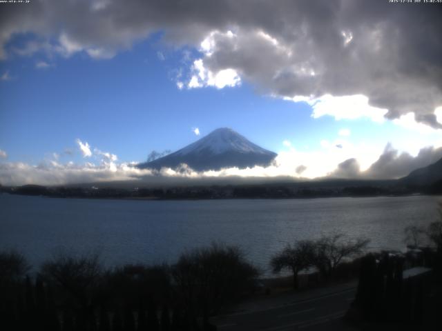 河口湖からの富士山