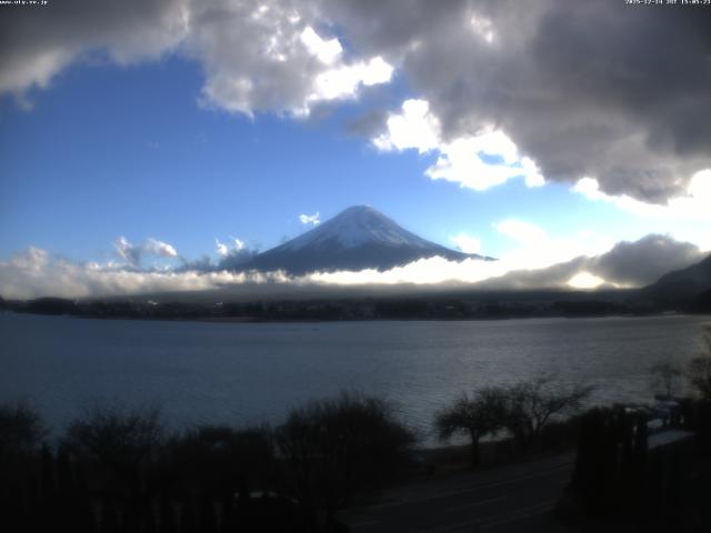 河口湖からの富士山