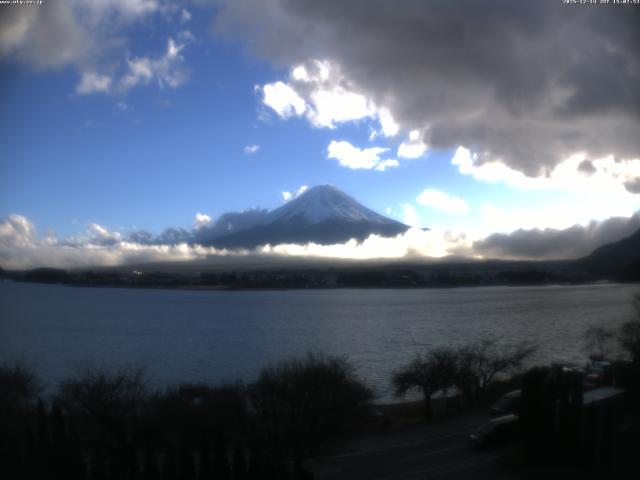 河口湖からの富士山
