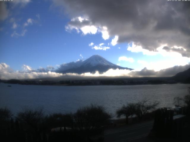 河口湖からの富士山