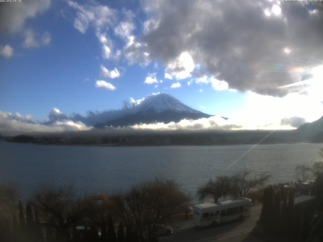 河口湖からの富士山