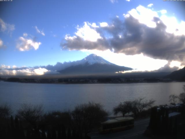 河口湖からの富士山