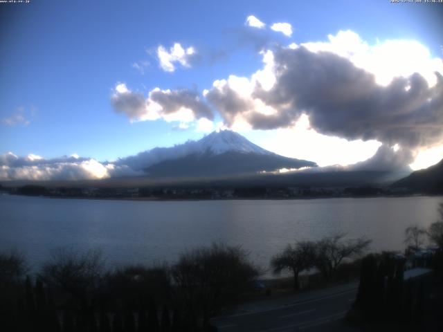 河口湖からの富士山