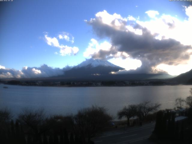 河口湖からの富士山