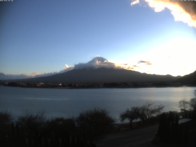 河口湖からの富士山