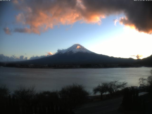 河口湖からの富士山