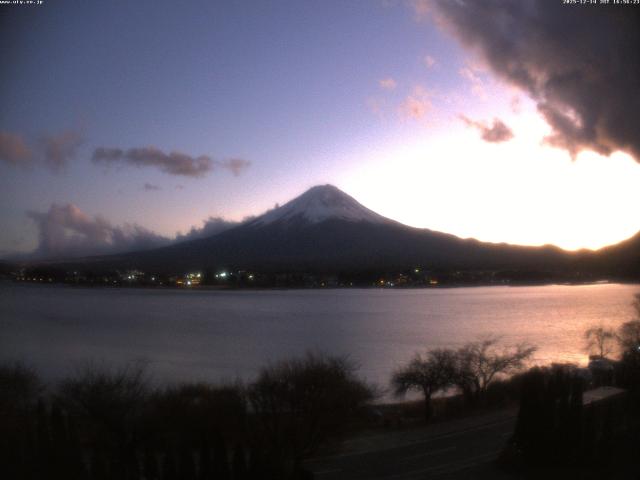 河口湖からの富士山