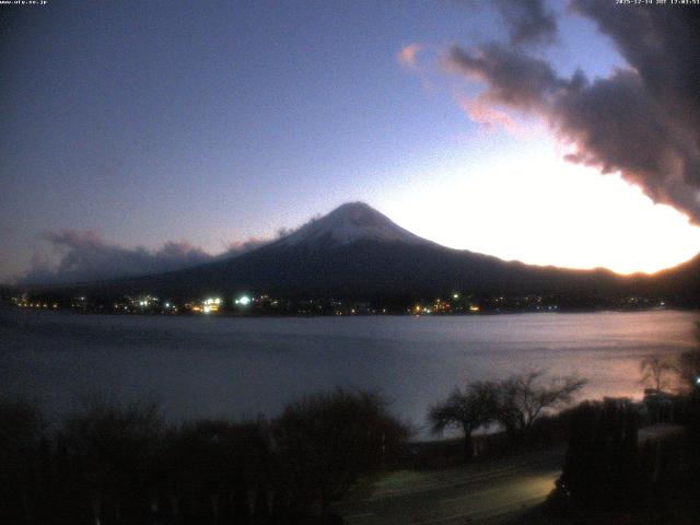 河口湖からの富士山