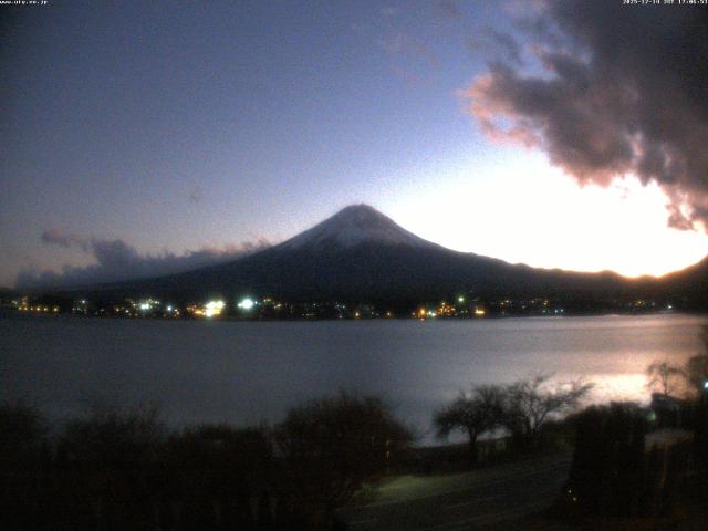 河口湖からの富士山