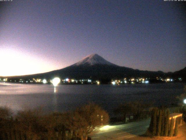 河口湖からの富士山