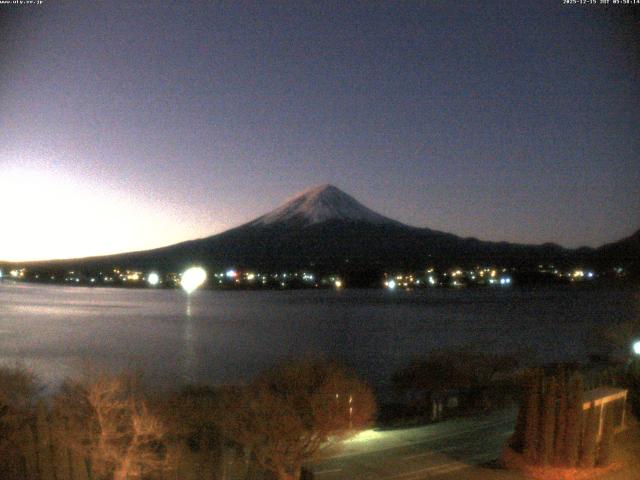 河口湖からの富士山