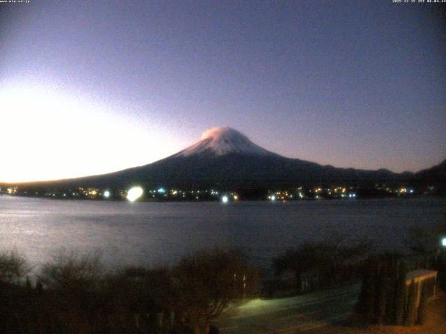 河口湖からの富士山