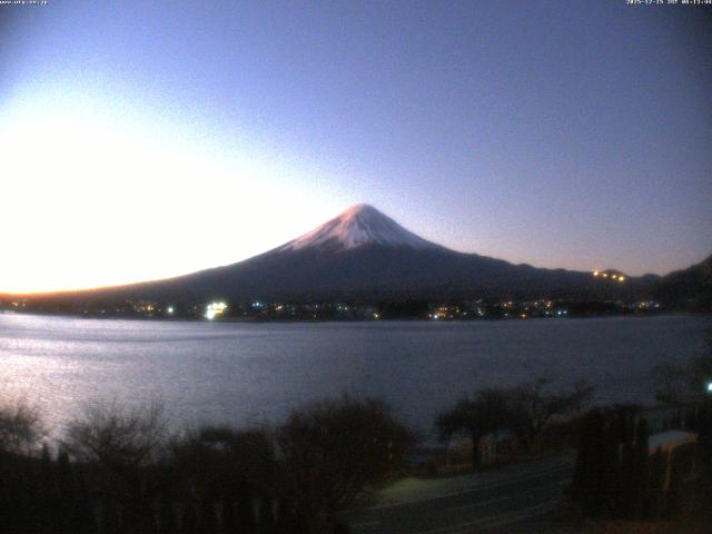 河口湖からの富士山