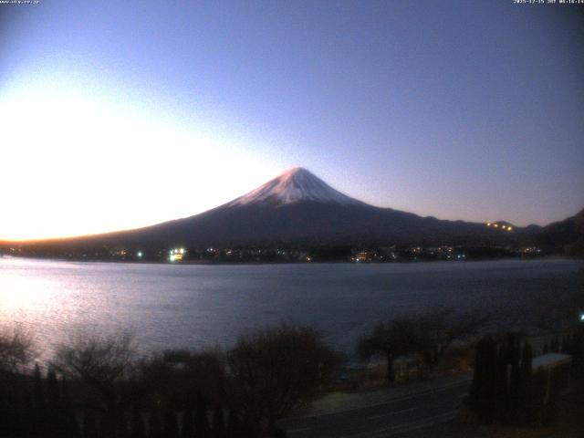 河口湖からの富士山