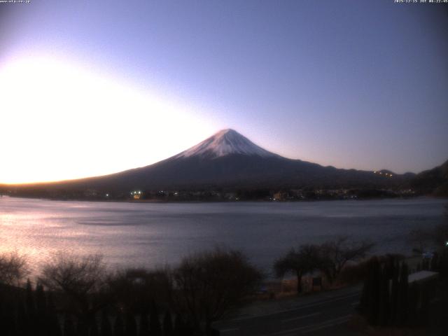 河口湖からの富士山