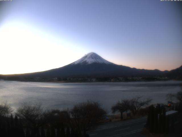 河口湖からの富士山