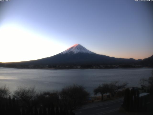 河口湖からの富士山